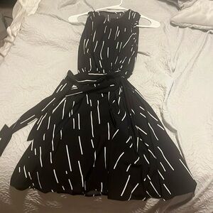 Black and white dress